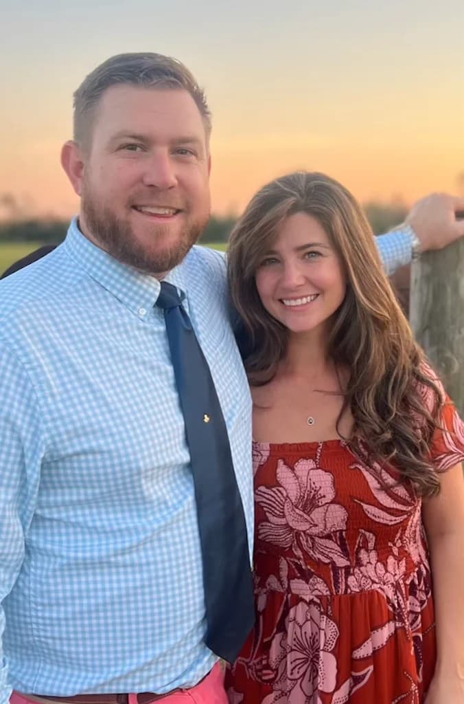 Thomas Kyle Vandergrift, founder of TK Vandy, with his wife